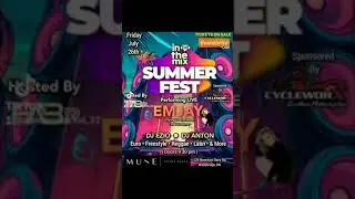 Emjay Peforming At Muse Event Space This Friday July 26th 2024 In Woodbridge 🎶