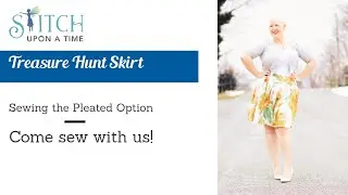 Treasure Hunt Pleated Skirt Tutorial