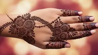 Quick mehndi design floral mehndi design simple and easy @sangeetasmehandi_26 