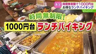 時間無制限！1000円台の大満足ランチバンキング【どさんこワイド179】 2026-02-05