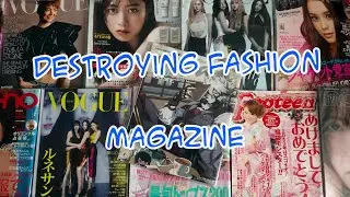 Destroying fashion magazine #9