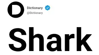 Shark Meaning In English