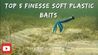 Top 5 best Soft Plastic finesse Bass Fishing lures!