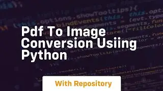 Pdf to image conversion usiing python