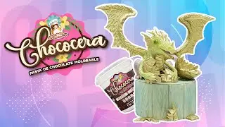 Dragón modelado en 3D con Chococera