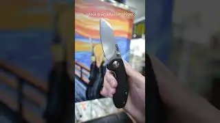 Складной нож CJRB More Maileah сталь AR-RPM9, рукоять Black G10
