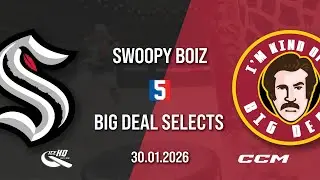 Swoopy Boiz vs Big Deal Selects - Div 5 - 30th January - iceHQ Rec League ice hockey