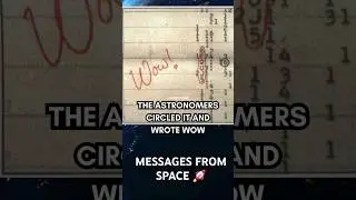 📡❓The Wow Signal: A Message from Deep Space? #spacehorror #wowsignal #astronomyshorts