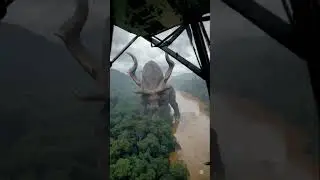 Giant Creature Caught Moving in the Amazon River? #epiccreature