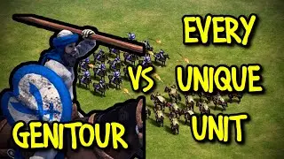 ELITE GENITOUR vs EVERY UNIQUE UNIT | AoE II: Definitive Edition