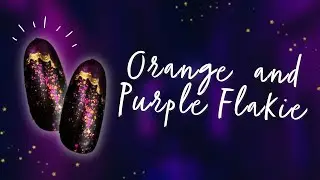 ✨ Quick Dark French Tip Manicure with Multi-Chrome Nail Art Flakies | 1-Minute Maniology