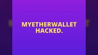 Myetherwallet hacked ..Save coin