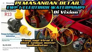 Solusi Anti jebol waterpum !! PEMASANGAN ELEKTRIK WATERPUM MINI AQUARIUM DI VIXION
