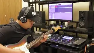 Slow Blues Jam with Headrush Pedalboard