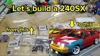 Let&acute;s build a Nissan 240SX S13 Pignose RC Drift Body