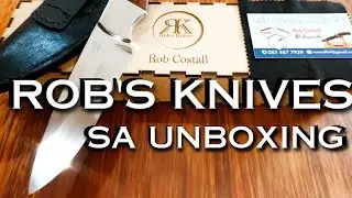 *First Look at a Rob's Knives Drop Point Hunter!* (Incredible handmade fixed blade)
