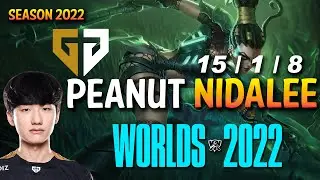 Gen Peanut NIDALEE vs BEL'VETH Jungle - NA Ranked - WORLDS 2022
