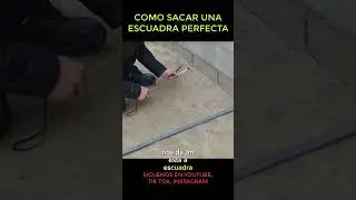 ESCUADRA de OBRA PERFECTA.