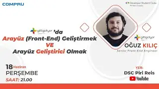 Oğuz Kılıç ile Arayüz (Front-End) Geliştirme #dsc