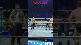Subscribe 🙂 Super Cena Dodges Drew's Claymore #short #shorts #wwe2k23
