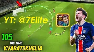 K. Kvaratskhelia Dribble Skills x3 and super BLITZ | eFootball | @7Elite