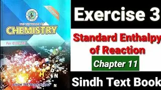 Exercise 3 (Standard Enthalpy of Reaction) XI Chemistry