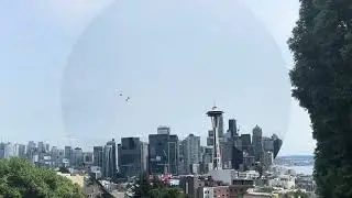 The Blue Angels Flying Over Seattle 
