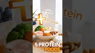 5 Best FOODS High in PROTEIN! Protein-Rich Food For Super Health Boost! 🧐💪 #healthytips #shortsfeed