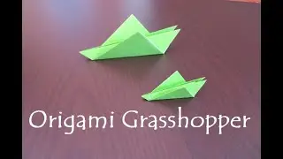 Origami Grasshopper (Level: 3 year old+)