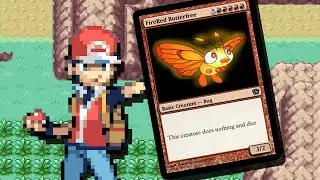 FireRed Butterfree Becomes a Magic Card