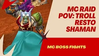 Molten Core Healing as Resto Shaman &ndash; Classic Fresh Anniversary Raid w/ Unphased