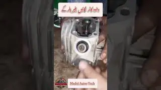 Honda cd70 motorcycle head valve fitting At Home without puller#honda #shortvideo #madniautostech