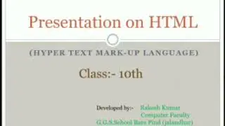 Introduction To HTML Basic in Punjabi