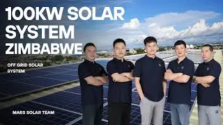 100KW Solar System in Zimbabwe finish installation