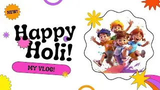 HOLI SONG - KIDS HOLI SONG - KIDS RHYMES | HOLI GEET | HAPPY HOLI 2025