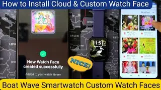 Boat Wave Neo Smartwatch | How to Apply Custom Watch Faces | Complete Process Shown🔥🔥🔥