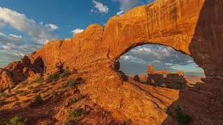 The Windows and Turret Arch Sunrise, Arches National Park