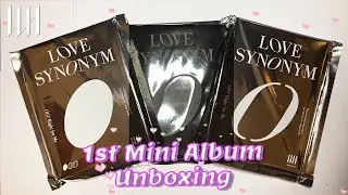 Unboxing WONHO 원호 1st Mini Album Part.1 LOVE SYNONYM #1 Right For Me (Ver. 1, 2, & 3) Ktown4u bonus