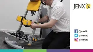 Jenx Standz 2 - Adjusting the multi-axis knee supports