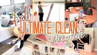 NEW! 🍁FALL 2020 ULTIMATE CLEAN + DECORATE WITH ME! EXTREME CLEANING MOTIVATION | HOMEMAKING