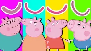 Wrong Mouth Peppa Pig Finger Family Song And Learn Colors