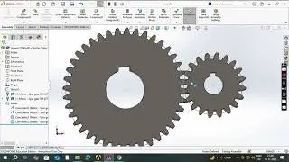 Gear Tooth Meshing Analysis | Solidworks | Ansys