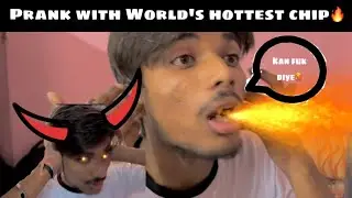Extreme Jolo Chip prank On Brothers🔥🔥 | World&rsquo;s Hottest Chip | Sr Vlogs