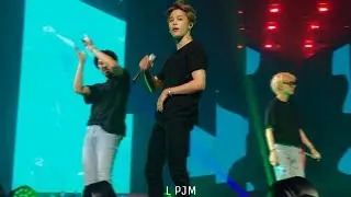 180906 BTS Anpanman (Jimin Focus) Front row @ Staples Center