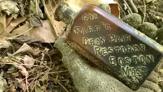 Grey Hair Restorer, French Jar, German Sauce & More! Town Dump 8 (Bottle Digging)