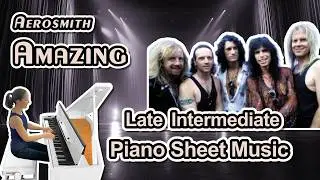 Amazing (Aerosmith) - Late Intermediate Piano Solo