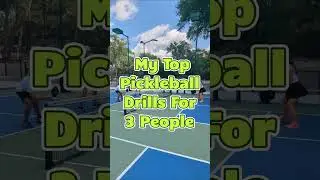 Pickleball Drills for 3 people
