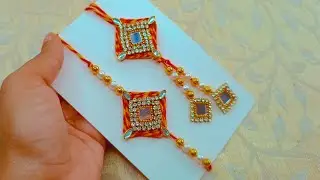DIY RAKHI MAKING AT HOME💥💖/ rakhi kaise banaye/ handmade rakhi/ rakhi banana ka tarika #youtube 