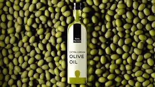 Olive Oil Bottle Label Mockup | After Effects | Tips Umair