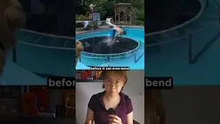 Why You Can&rsquo;t Bounce on a Trampoline in Water